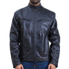 Men's Fashion Biker Black Leather Jacket