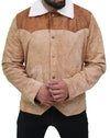 Yellowstone S03 John Dutton Men's Suede Leather Jacket