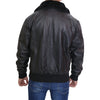 Men's G1 Navy Black Leather Jacket