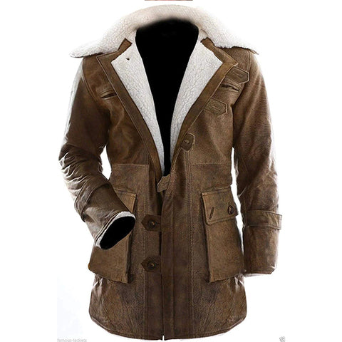 Batman The Dark Knight Rises Tom Hardy Brown Bane Coat