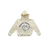 4tune Hoodie with a spiral design and text on the back against a white background