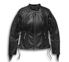 Women's Boone Fringed Leather Jacket - Tall