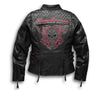 Women's Scroll Skull 3-in-1 Leather Jacket