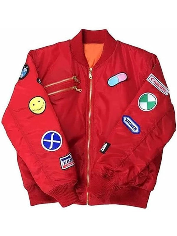Akira Satin Bomber Jacket