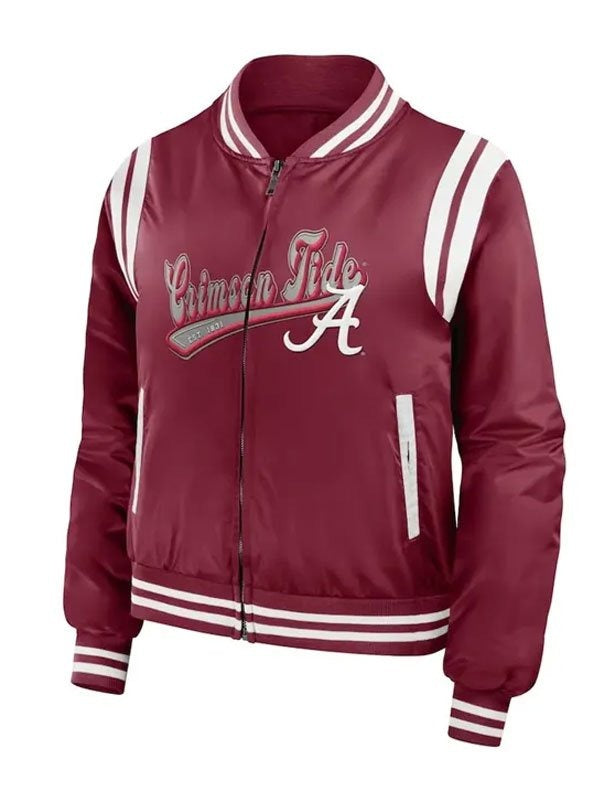 Alabama Crimson Letterman Varsity Jacket