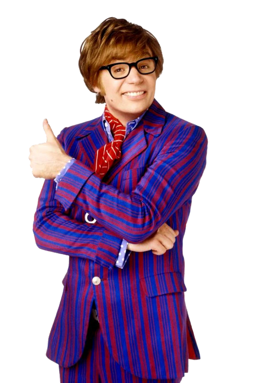 Austin Power Pinstripe Suit