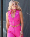Margot Robbie Barbie Pink Vest