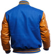 Mens Blue And Gold Varsity Jacket
