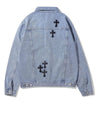 Chrome Hearts Denim Jacket Blue Back