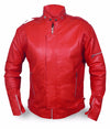 Daft Punk Red Leather Jacket