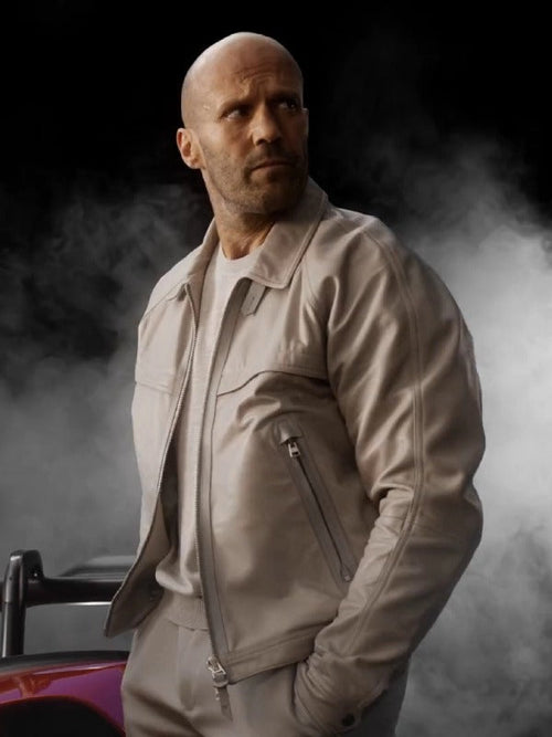 Fast X 2023 Deckard Shaw Beige Jacket