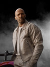 Fast X 2023 Deckard Shaw Beige Jacket