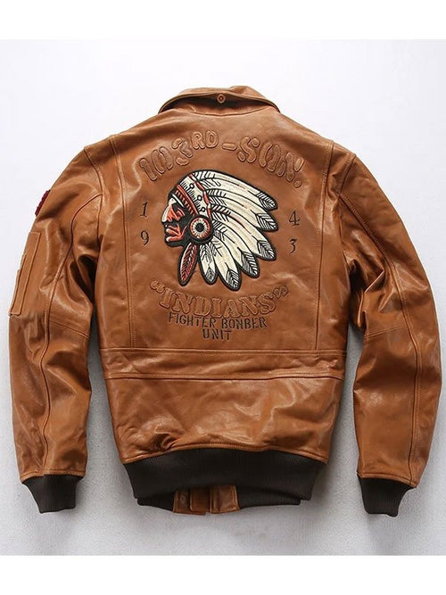 RFF A2 Indian Pilot Leather Jacket