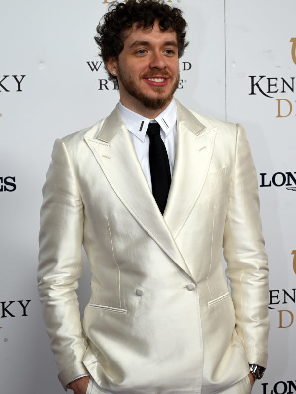 US Rapper Jack Harlow White Suit – The Famous Jackets