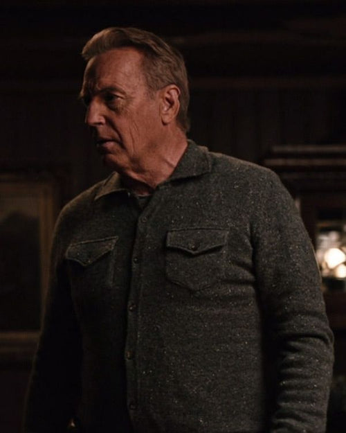 Yellowstone John Dutton S04 Grey Cardigan