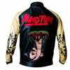 Kung Fury Jacket with cobra logo on back