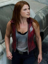Claire Redfield Ali Larter Resident Evil the Final Chapter Leather Vest - Authentic Movie Inspired Design