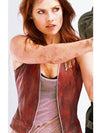 Claire Redfield Ali Larter Resident Evil the Final Chapter Leather Vest - Authentic Movie Inspired Design