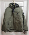 snap on hooded jacket​