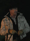 Yellowstone S05 John Dutton Cream White Cotton Jacket