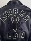 Trapster x Avired LDN Black Leather Jacket