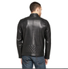 Men's Biker Leather Black Jacket
