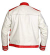 Freddie Mercury Military Concert Red & white Leather Jacket