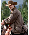 Yellowstone Jamie Dutton Brown Leather Jacket