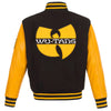 Classic Black and Yellow WU Tang Letterman Jacket