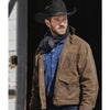 Ian Bohen Yellowstone Ryan Brown Leather Jacket